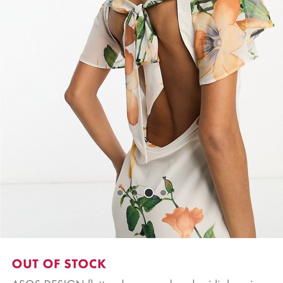 Floral Cowl Neck Dress - Picture 2 of 11